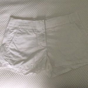 J.Crew white chino shorts size 4